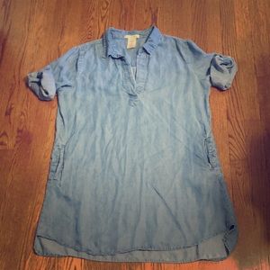 Philosophy jean tunic dress xl
